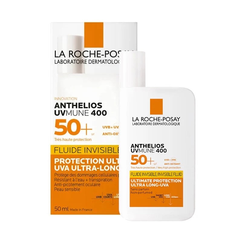 La Roche-Posay ANTHELIOS UVMUNE 400 50+ INVISIBLE FLUID ULTIMATE PROTECTION ULTRA-LONG UVA 50ml - 🚚 FREE SHIPPING