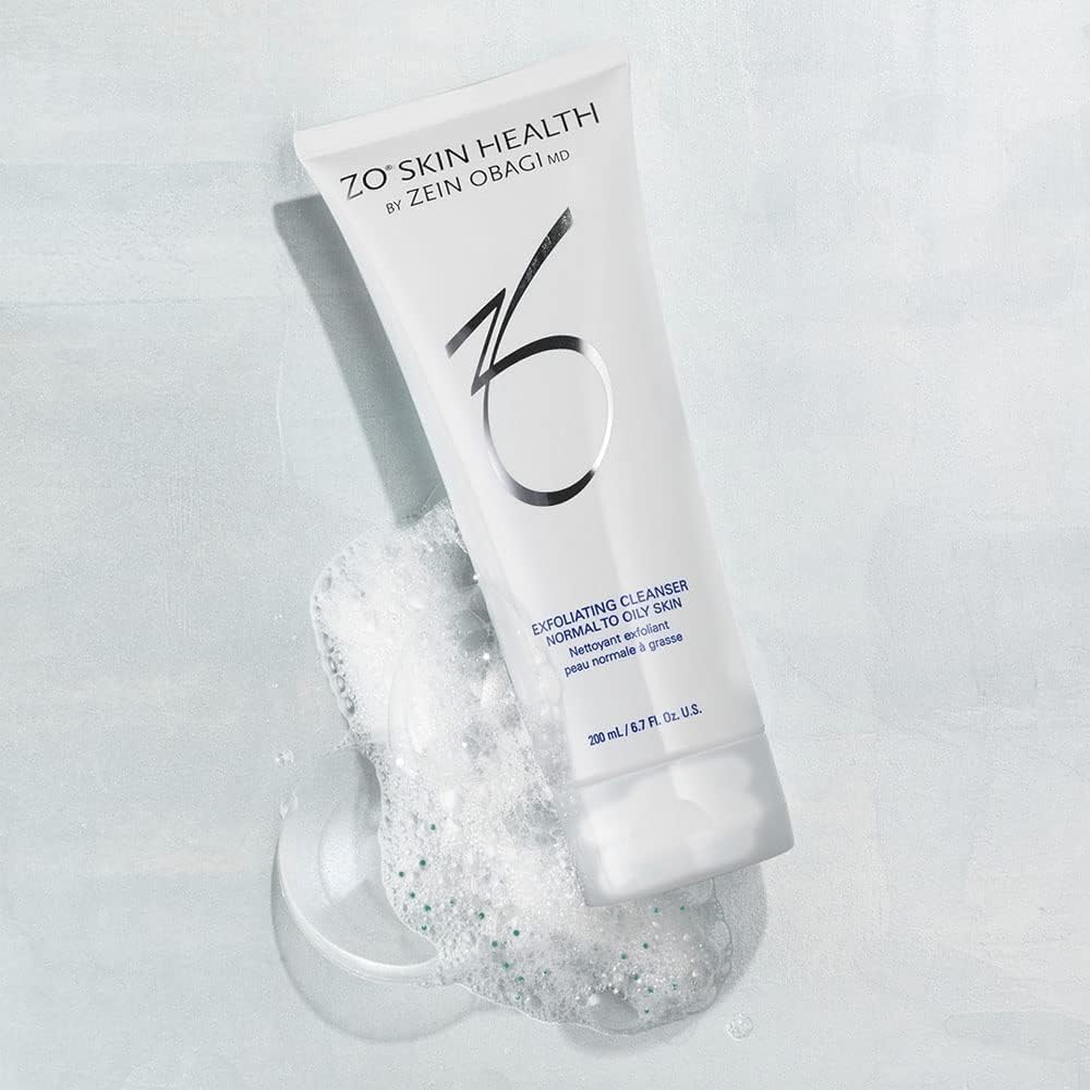 ZO SKIN HEALTH EXFOLIATING CLEANSER NORMAL TO OILY SKIN 200ml - 🚚 FREE SHIPPING