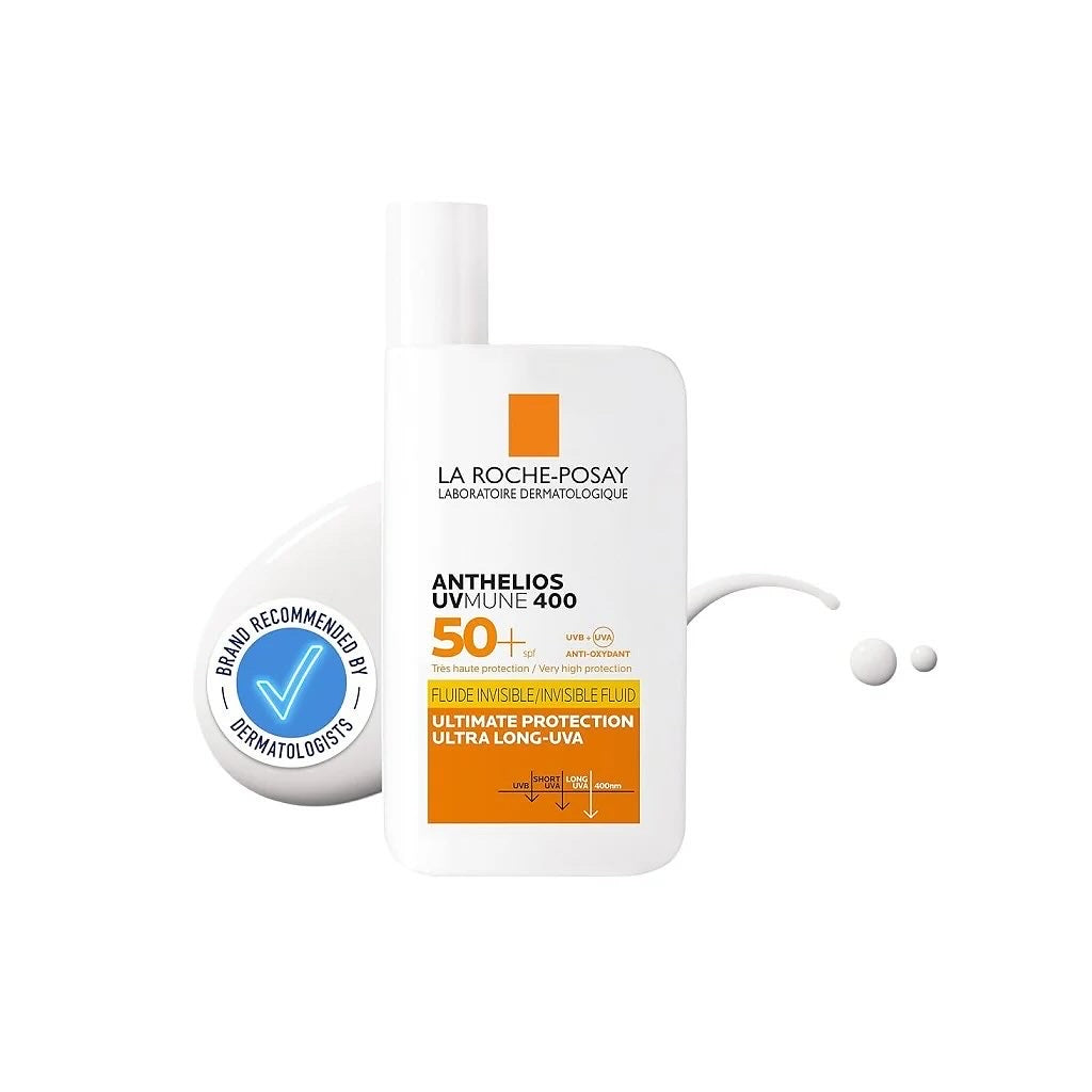 La Roche-Posay ANTHELIOS UVMUNE 400 50+ INVISIBLE FLUID ULTIMATE PROTECTION ULTRA-LONG UVA 50ml - 🚚 FREE SHIPPING